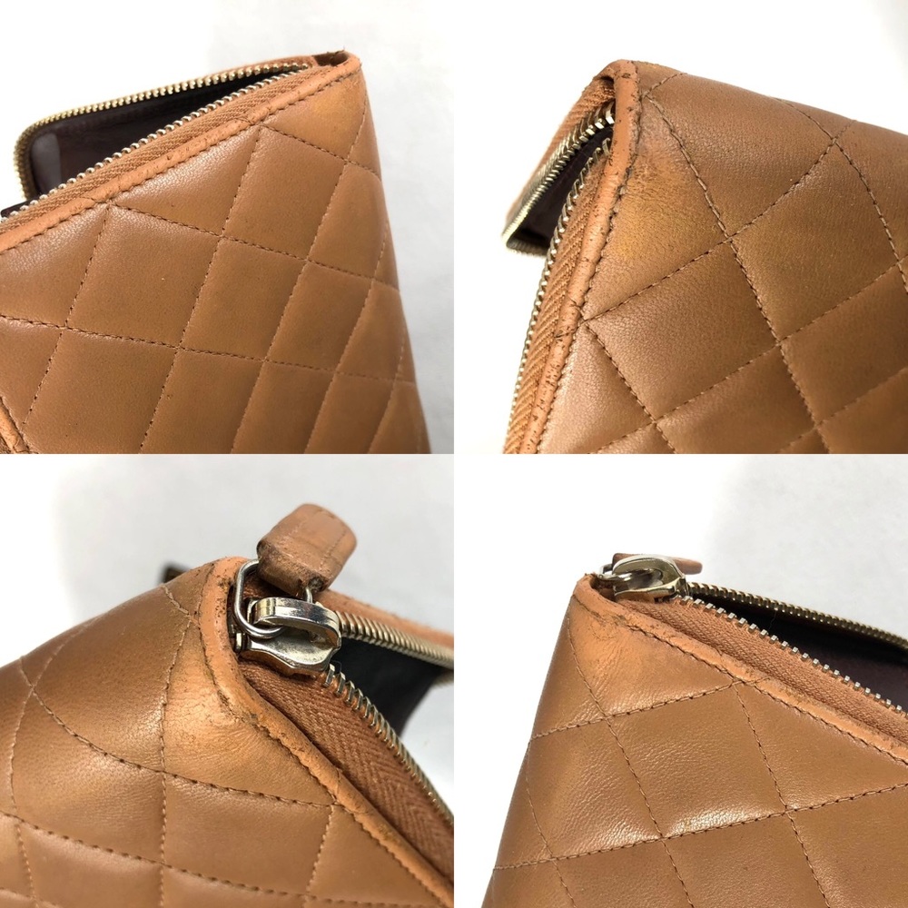 QUILTED CHANEL LAMBSKIN ZIPPY WALLET - Picture 2 of 10